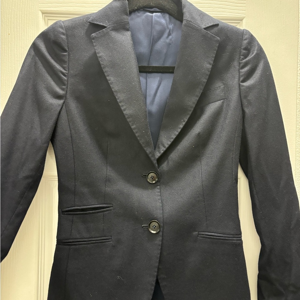 Kiton Navy Women’s Wool Blazer